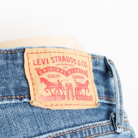 Levi's Mid Rise Skinny (30 X 31) Women's Denim Jeans Medium Wash Zip Fly - Picture 8 of 14